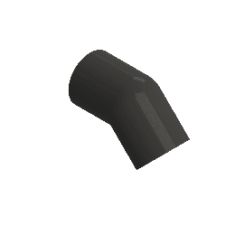 Agru PE100-RC Knie 45&deg; Lang Zwart d200 Stomplas SDR11 FM-Approved FM70060020011