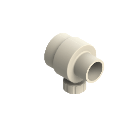 Agru Poly-Flo PPR Eindfitting d90 -d63 SDR17/11 Stomplas Lekdetectie aansluiting 11196906471