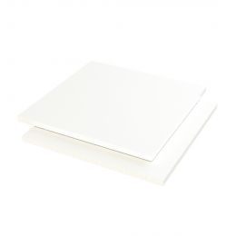 Vikupor C PVC Plaat Geschuimd Wit Enkelzijdig folie 2440x1220x19mm