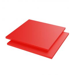 Vikupor PVC Plaat Geschuimd Rood 9900 Enkelzijdig folie 3050x1530x5mm