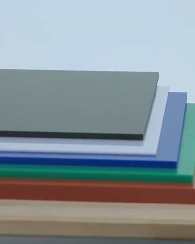 hmpe platen zwart wit blauw groen en rood 